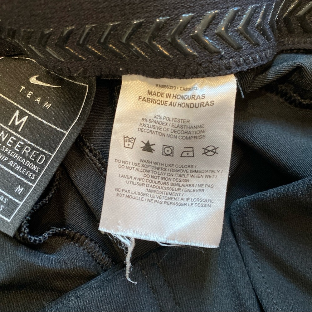 Nike Team Engineered Baseball Pants Black Medium Vented - Picture 8 of 8